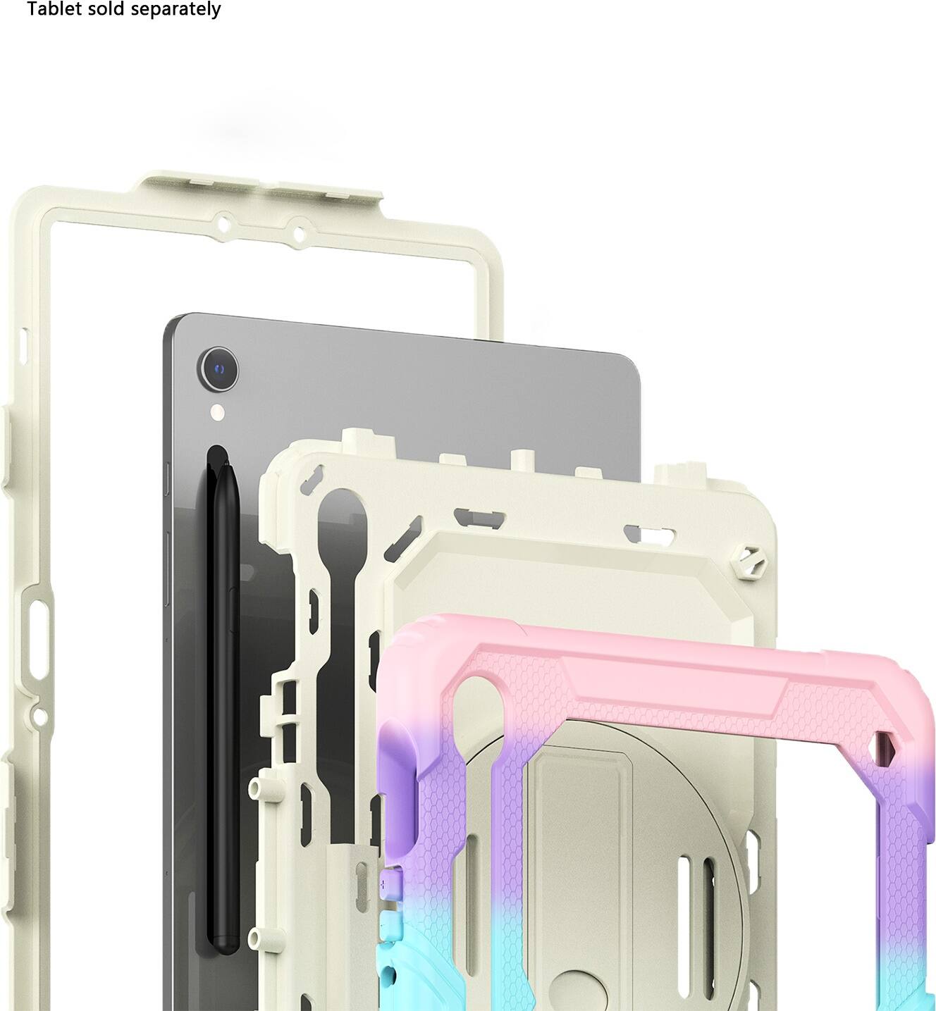 Tablet sold separately.