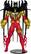 Back. McFarlane Toys - DC Multiverse Azrael Batman (Knightquest) 7.6" Action Figure.
