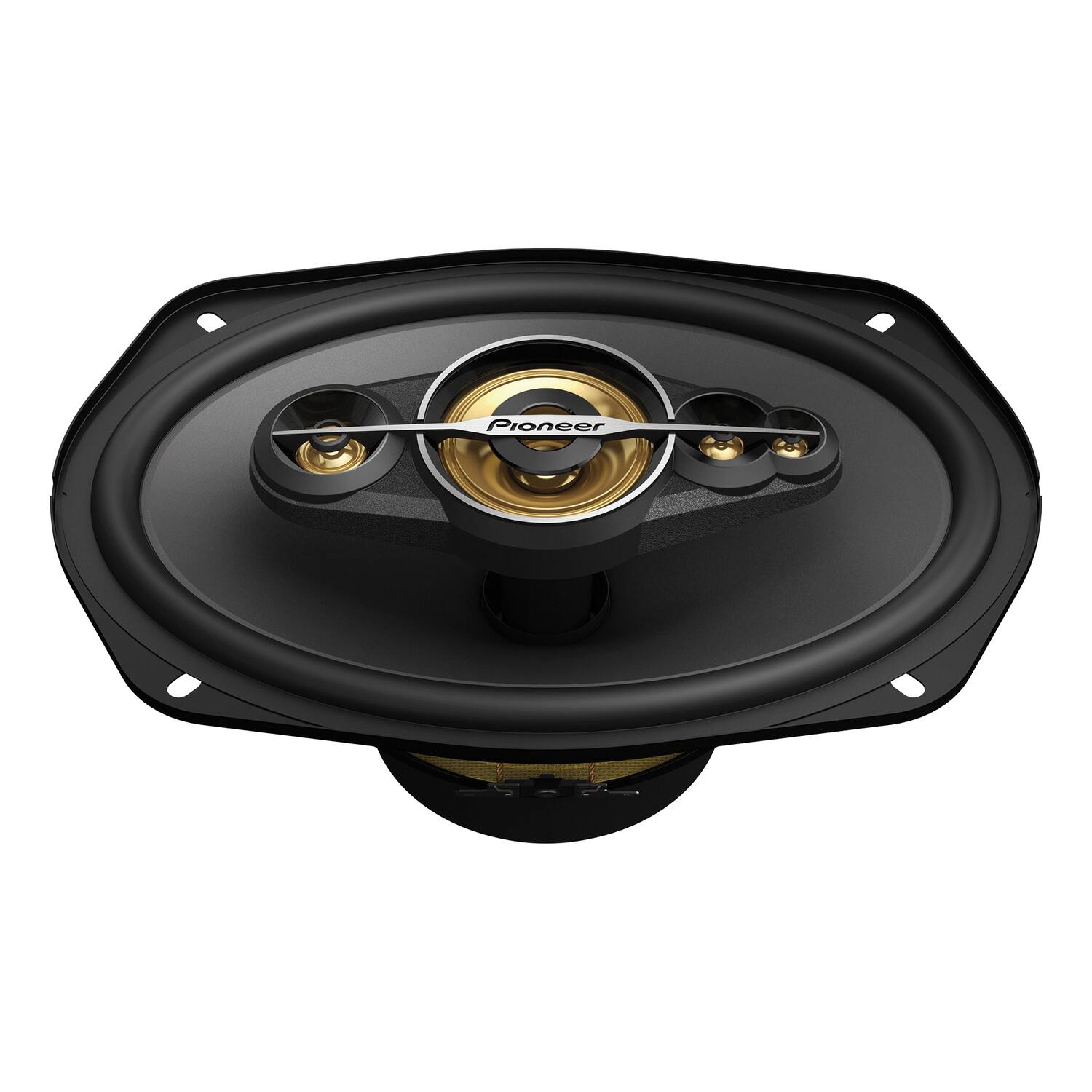 Back. Pioneer - TS-A6991F 6" x 9" 700-Watt 5-Way Full-Range Coaxial Speakers, Max Power, 2 Pack - Black.