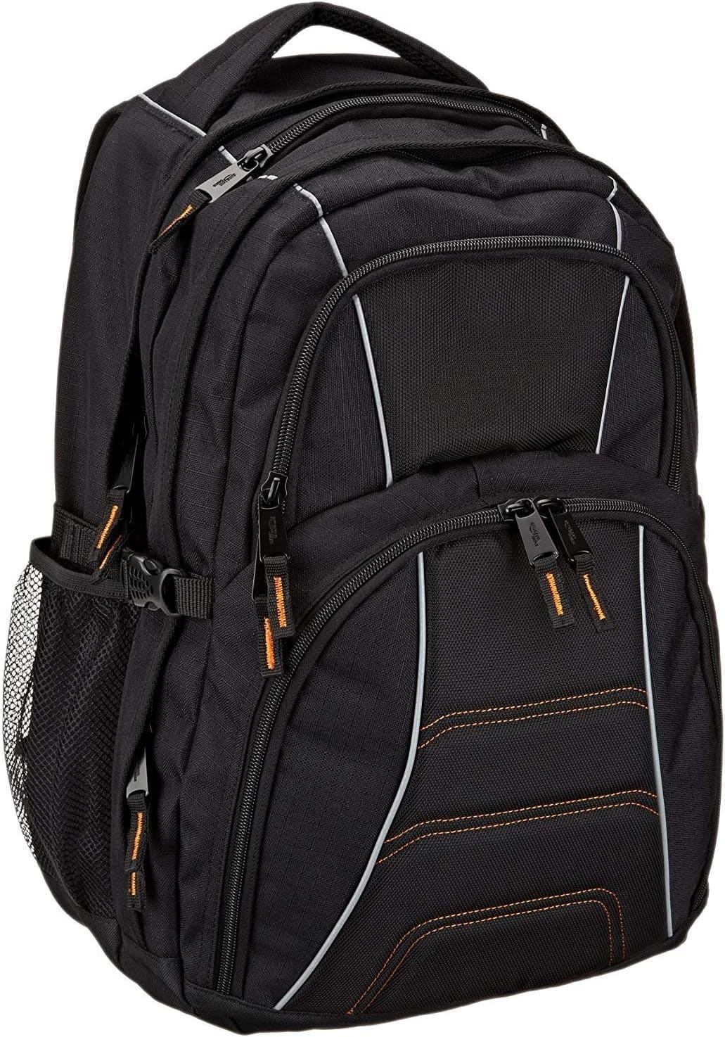ZUQIETA - Basics Laptop Backpack Fits Up to 17-Inch Laptops - Black