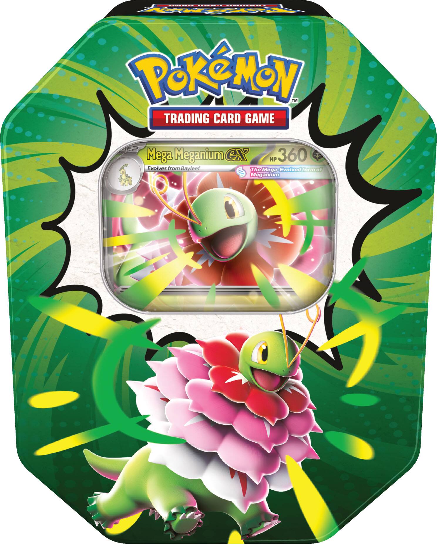 d adi 0.daaad Pokémon TRADING CARD GAME 4F2 Mega Meganium ex HP 360 Evolves from Bayleef The Mega Evolved form of Meganium