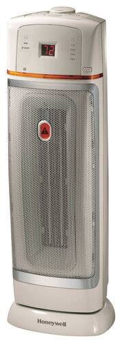 Front Standard. Honeywell - Portable Ceramic Tower Heater - White.