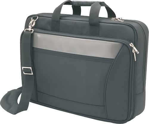 Angle Standard. Toshiba - Metropolitan Laptop Case - Black.