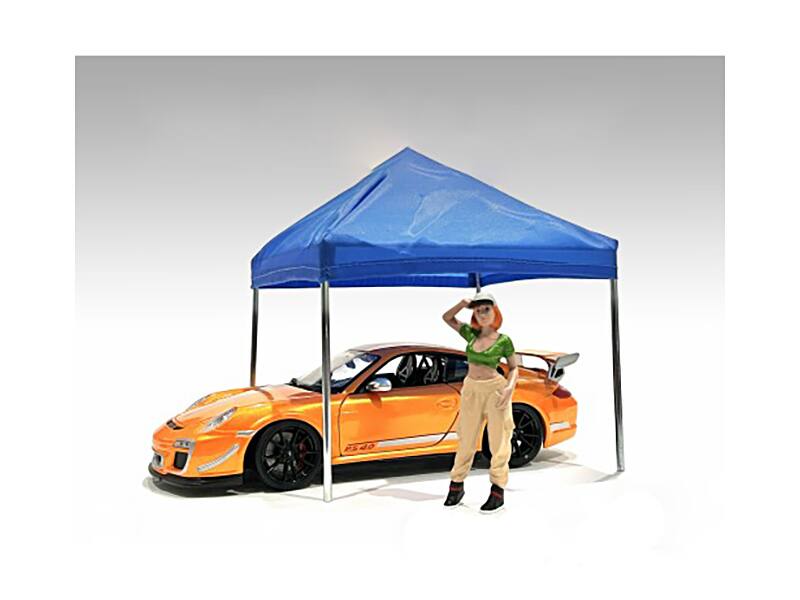 Angle. American Diorama - "Hip Hop Girls" Figure 1 for 1/18 Scale Models by American Diorama - Multi.