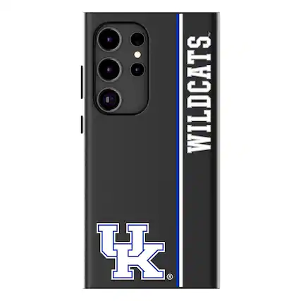 Front. Keyscaper - Kentucky Wildcats Galaxy Magnetic Bump Case - S25 - Black.