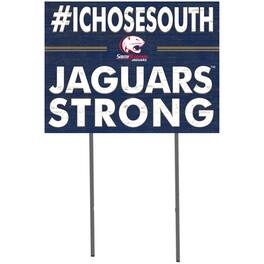 Jardine - South Alabama Jaguars 18" x 24" Yard Sign - Navy