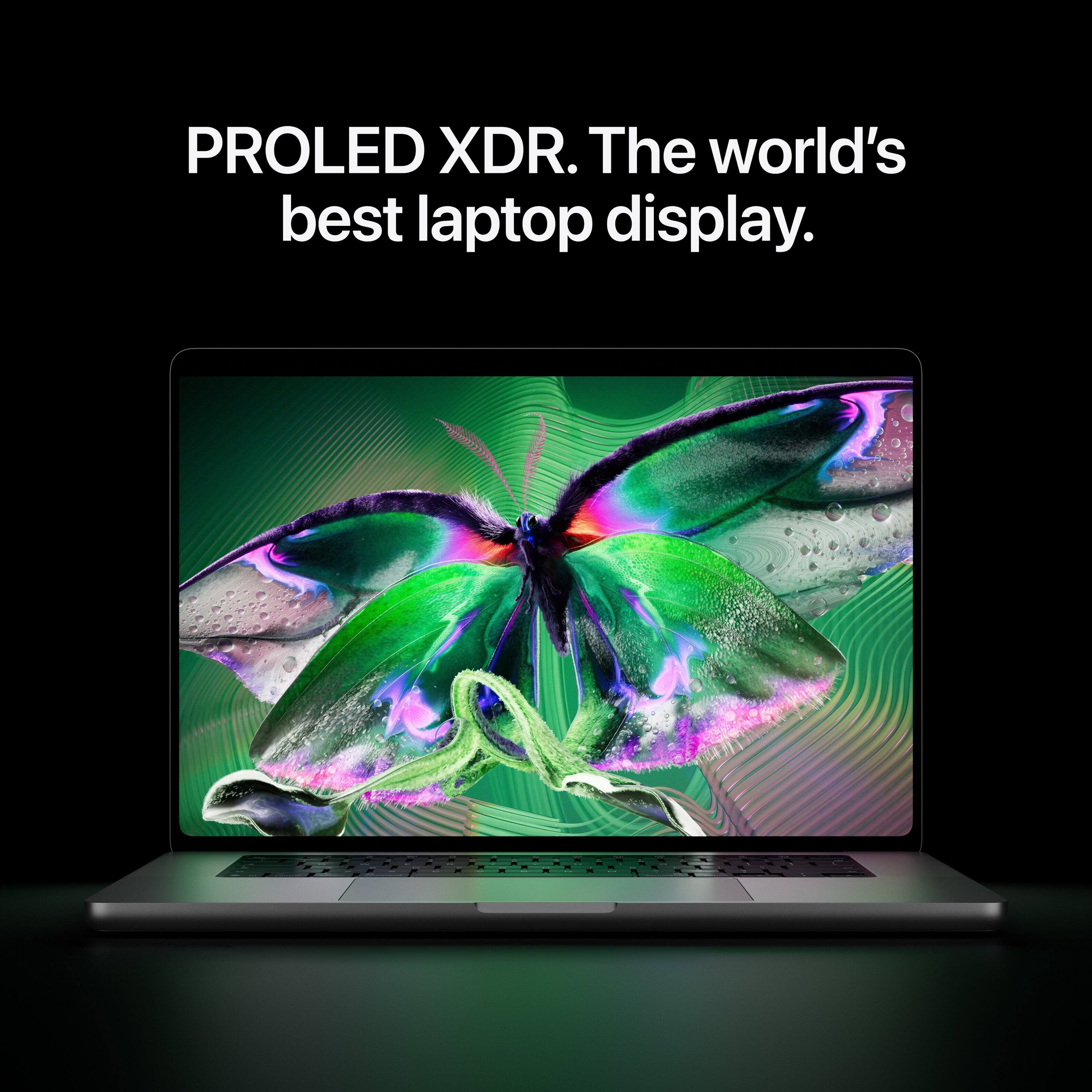 PROLED XDR. The world's best laptop display.