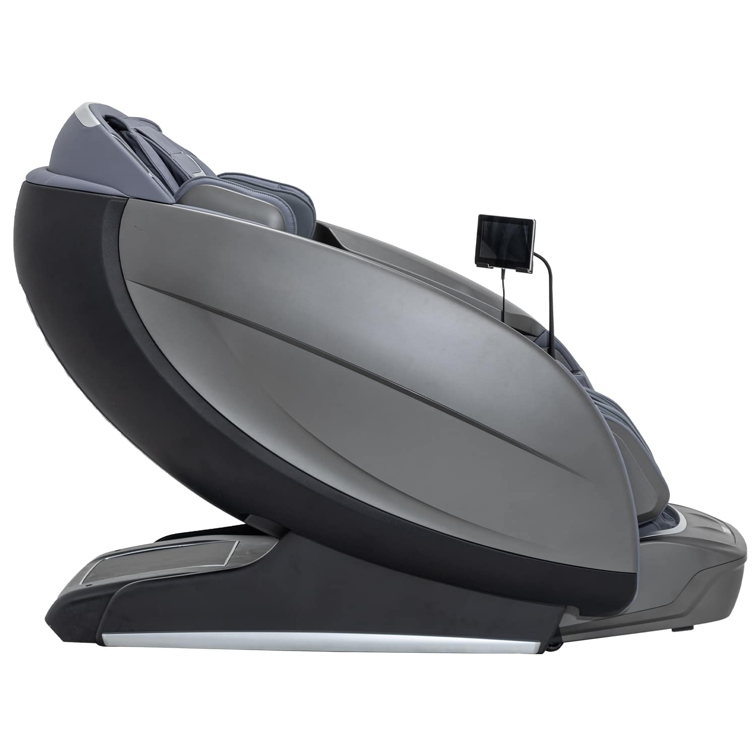 Angle. MassaMax - Alfine A696 Theta 4D+ Sync Massage Chair,Black - Black.