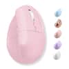 Front. X9 - X9 Performance Wireless Vertical Ergonomic Mouse - (BT + 2.4Ghz) - Click in Comfort - Up to 4000 DPI, 6 Button - Pink - Pink.