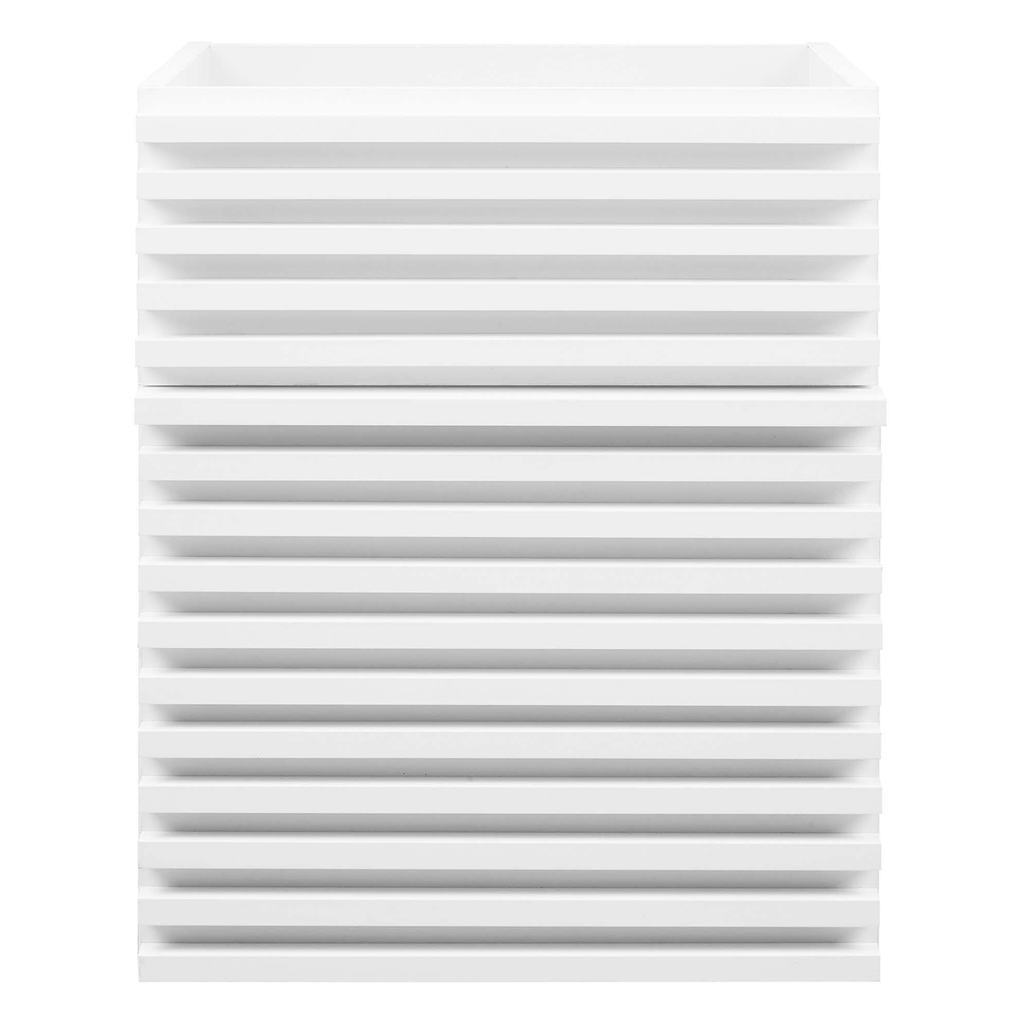 Alt View 4. Modway - Render Wall-Mount Bathroom Cabinet Basin Not Included - White.