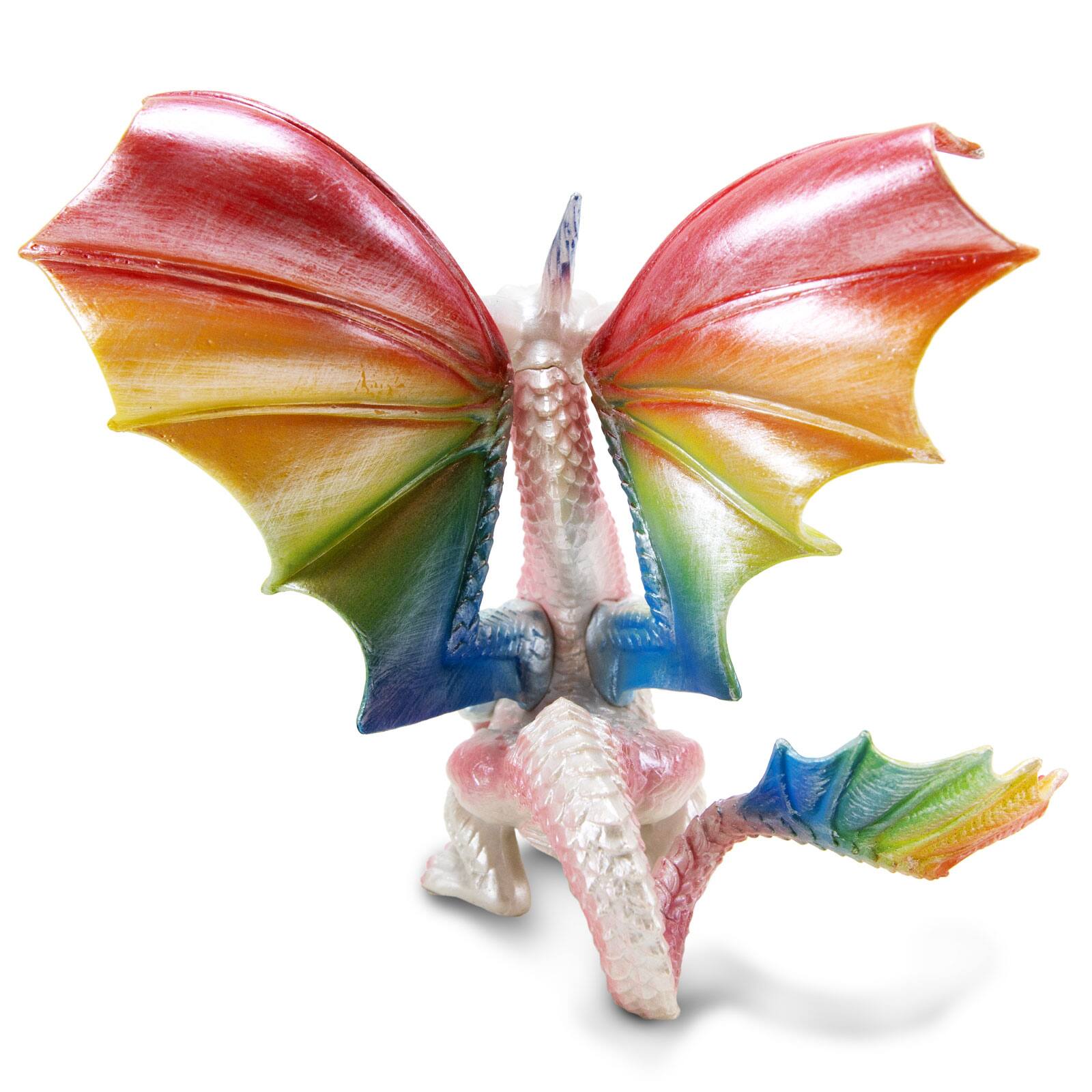Back. Safari Ltd. - Fairy Rainbow Dragon Toy Figurine.