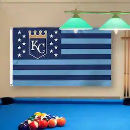 WinCraft - Kansas City Royals Deluxe Stars & Stripes 3' x 5' Flag - Multicolor