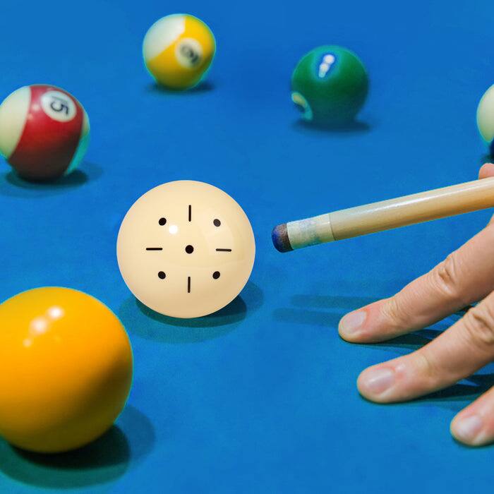 Alt View 3. GSE Games & Sports Expert - 2 1/4-Inch 6 Red Dot & Black Dot Training Cue Ball, AAA-Grade PRO Cup Billiard Cue Ball - Red/Black.