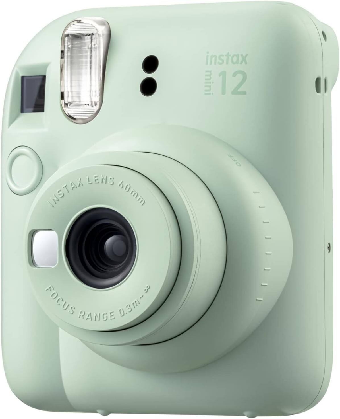 instax mini 12  
LENS INSTAX 60mm  
FOCUS RANGE 0.3m ~  
OFF