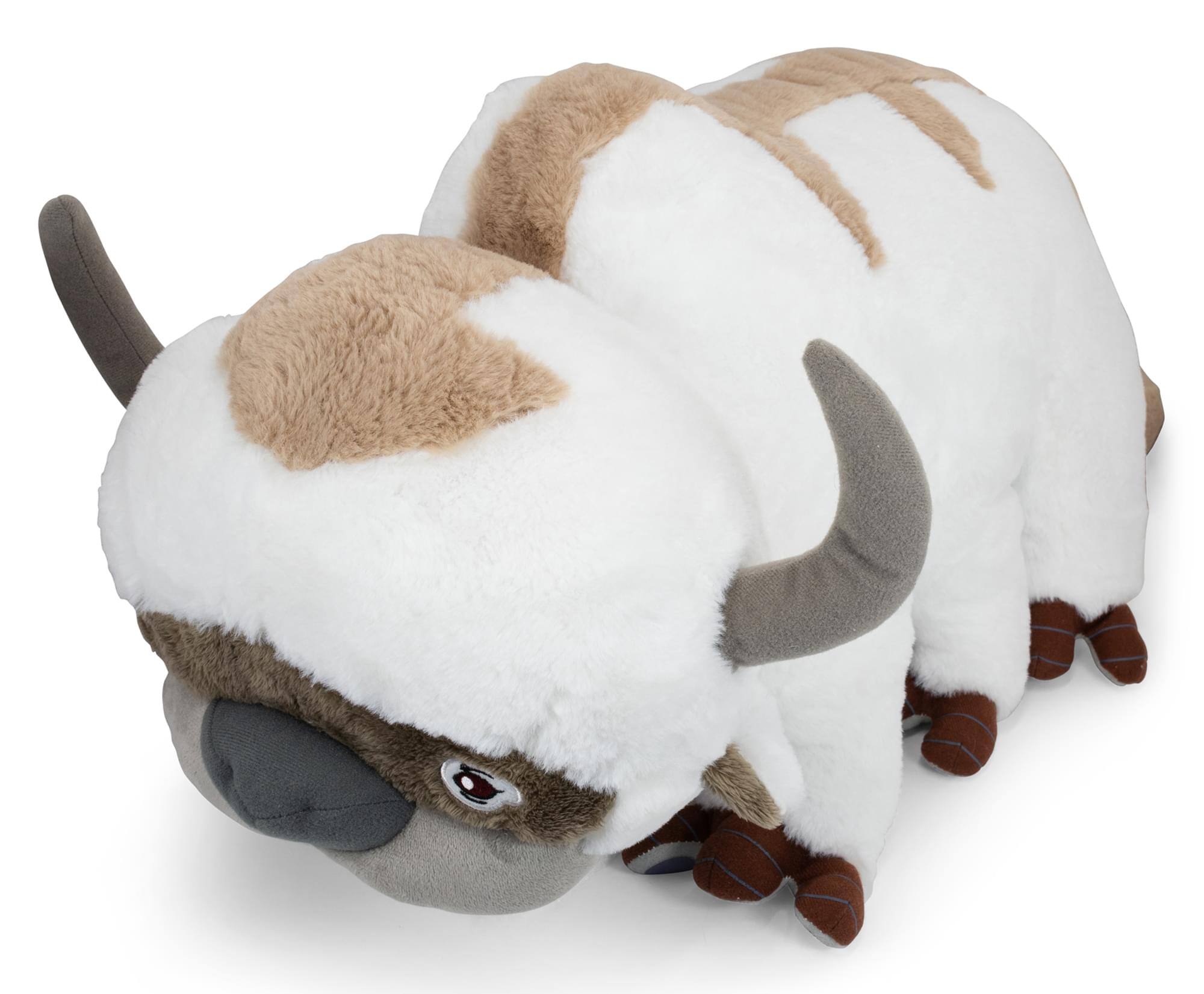 Front. Golden Bell Studios - Avatar: The Last Airbender 22 Inch Character Plush Toy | Appa - White.
