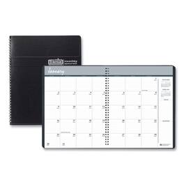 House of Doolittle - 14 Month Recycled Ruled Monthly Planner 11 x 8.5 Black Cover 14 Month Dec 2025 to Jan 2027
