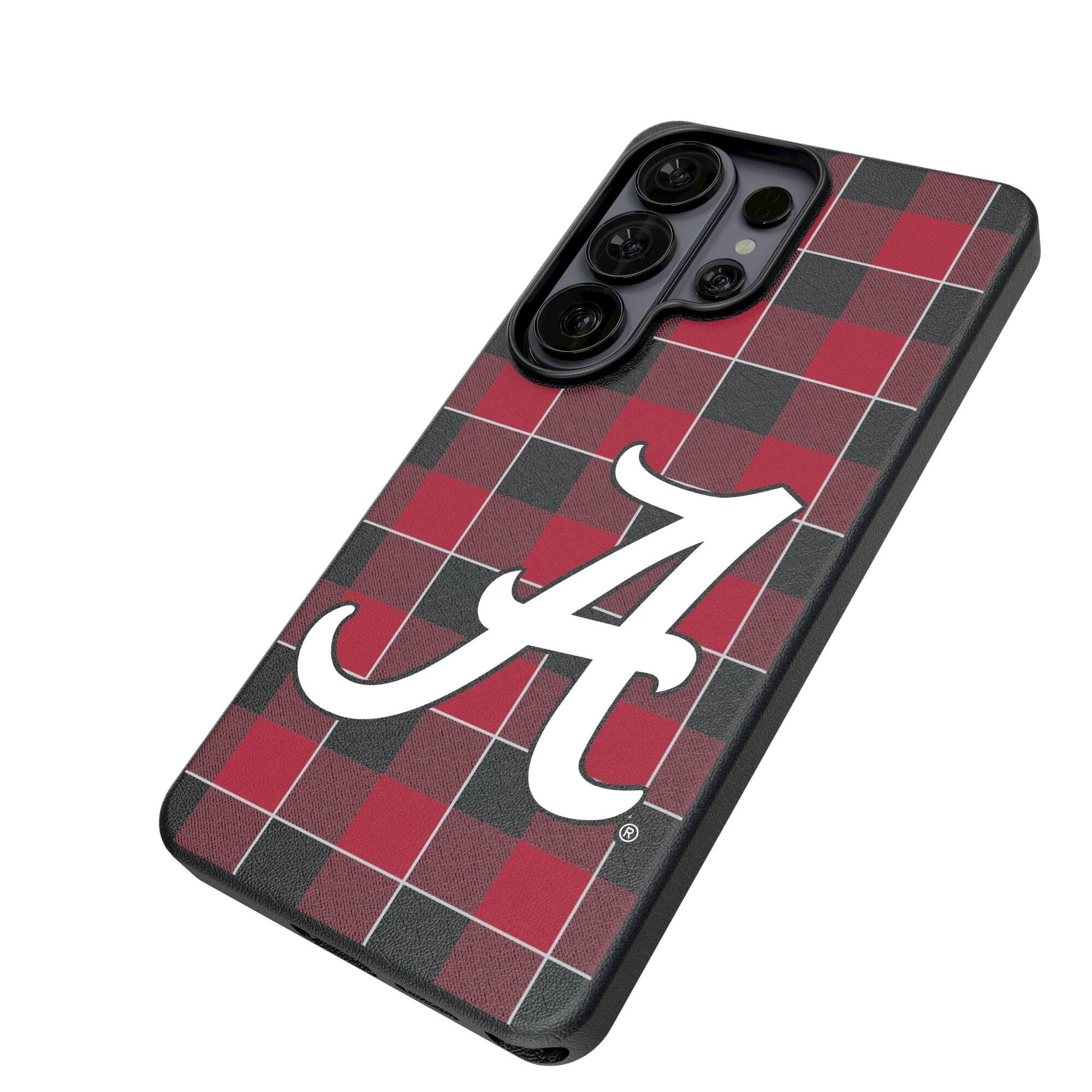 Alt View 1. Keyscaper - Alabama Crimson Tide Script A Galaxy Magnetic Bump Case - S25 Ultra - Black.