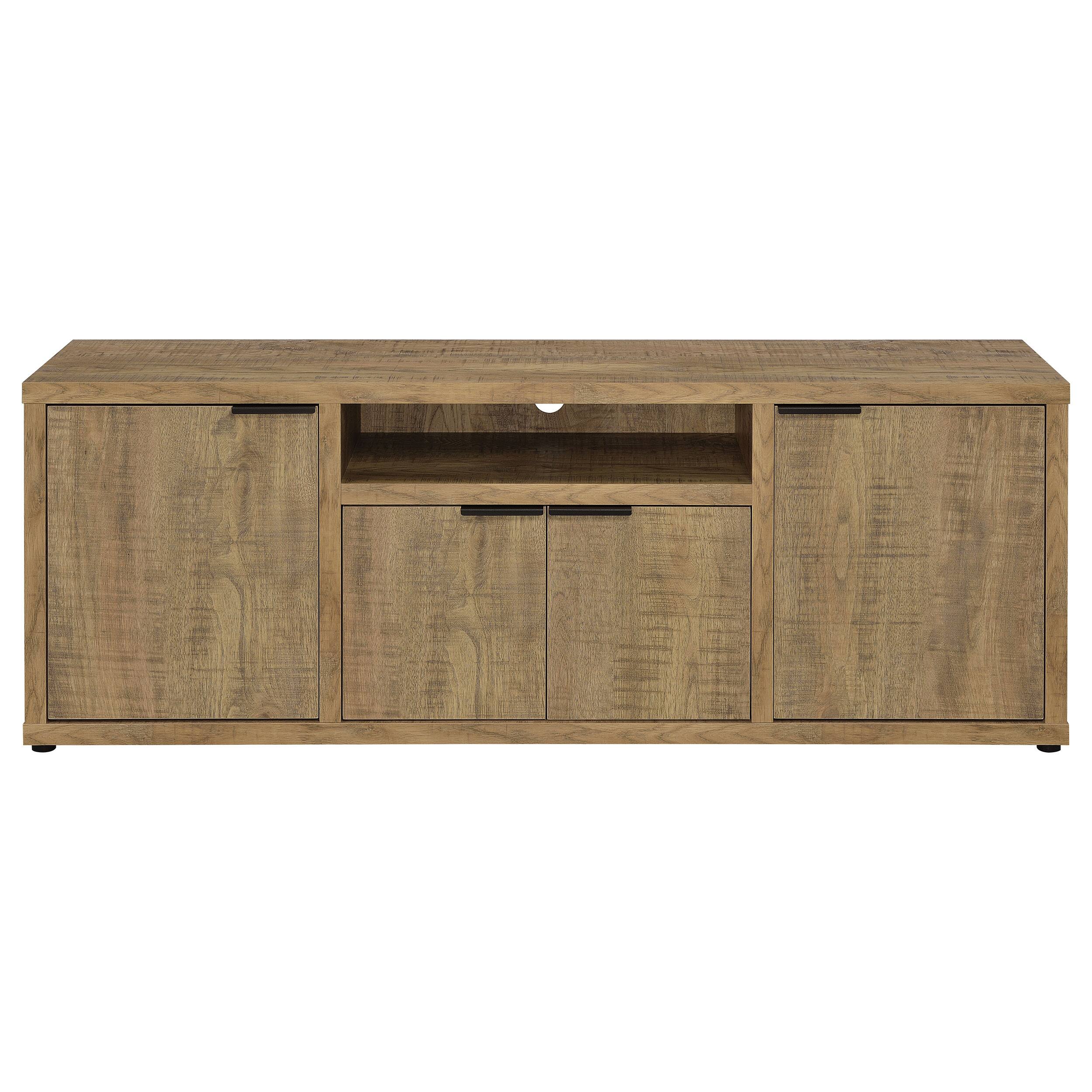 Back. APRILSOUL - Noriega Mango 4-door Engineered Wood 60-inch TV Stand - Mango color.