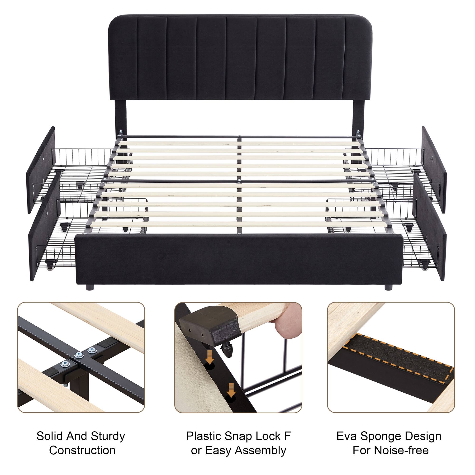 - Solid And Sturdy Construction
- Plastic Snap Lock For Easy Assembly
- Eva Sponge Design For Noise-free