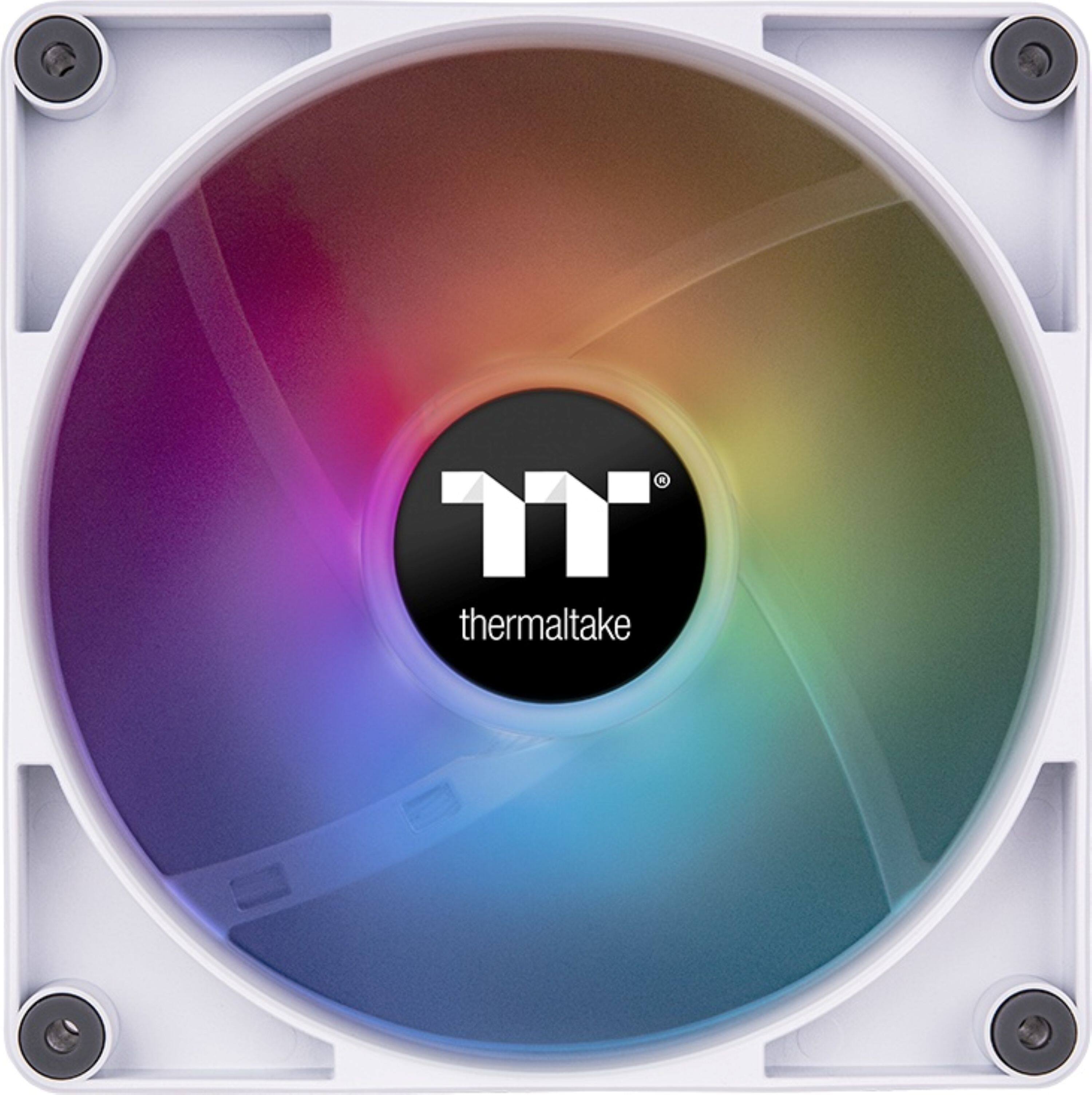 Alt View 1. Thermaltake - CT120 ARGB Sync PC Cooling Fan (2-Pack) - White.