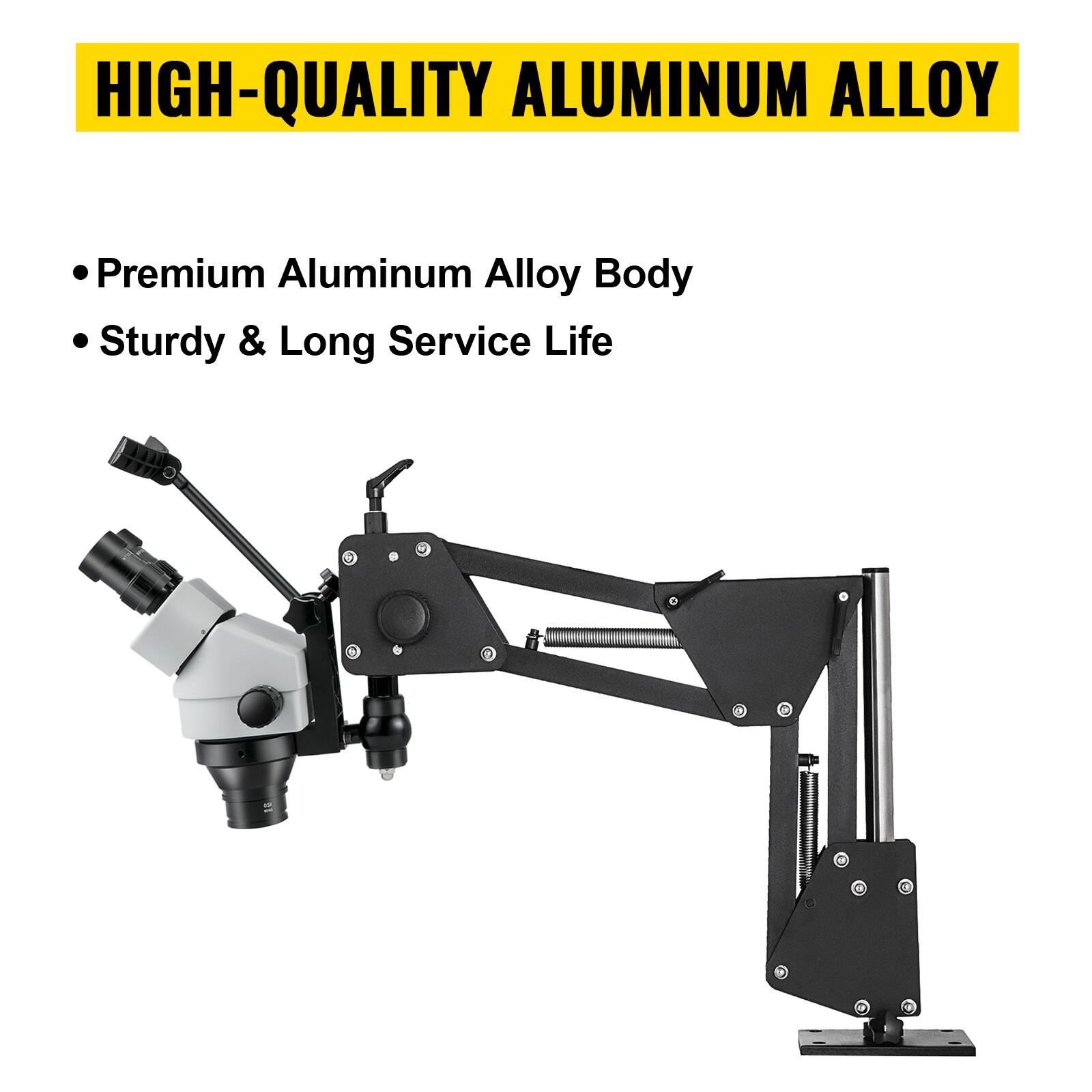 HIGH-QUALITY ALUMINUM ALLOY

- Premium Aluminum Alloy Body
- Sturdy & Long Service Life