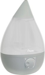 CRANE - 1 Gal. Drop Ultrasonic Cool Mist Humidifier - Grey - Front_Zoom