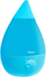 CRANE - 1 Gal. Drop Ultrasonic Cool Mist Humidifier - Blue - Front_Zoom