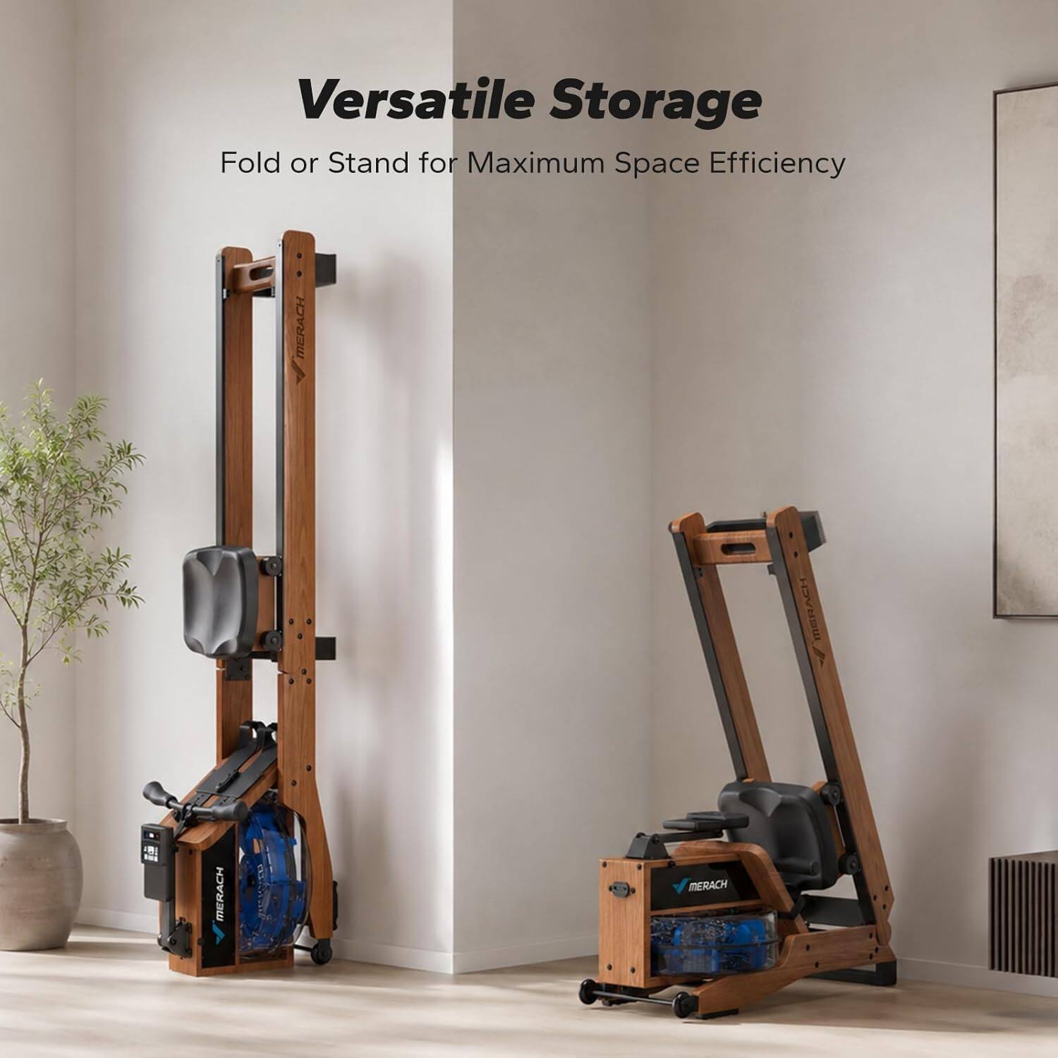 Versatile Storage: Fold or Stand for Maximum Space Efficiency  
MERACH