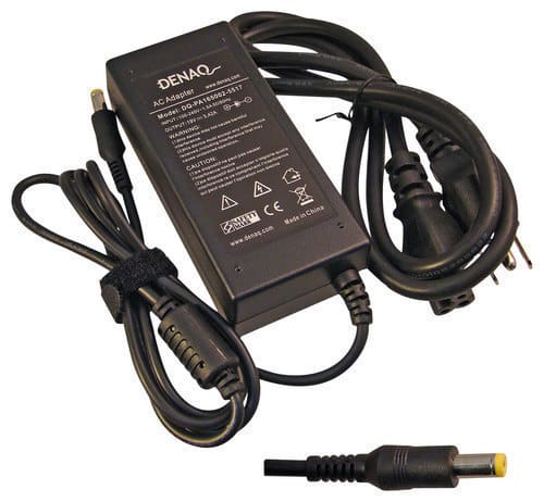 Front. DENAQ - AC Power Adapter and Charger for Select Acer Laptops - Black.