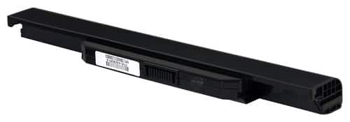 Front. DENAQ - 6-Cell Lithium-Ion Battery for Select Asus Laptops - Black.