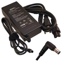 DENAQ - AC Power Adapter and Charger for Select Sony Laptops - Black - Front_Zoom