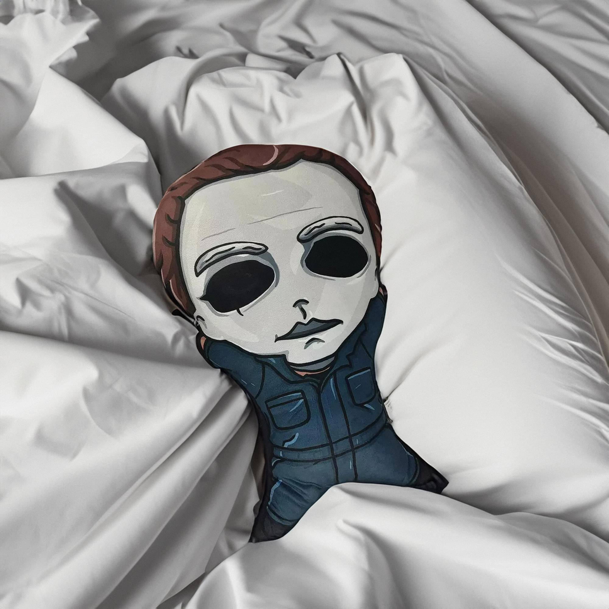 Alt View 2. Surreal Entertainment - Halloween Michael Myers 20 Inch PAL-O Character Pillow - Blue.