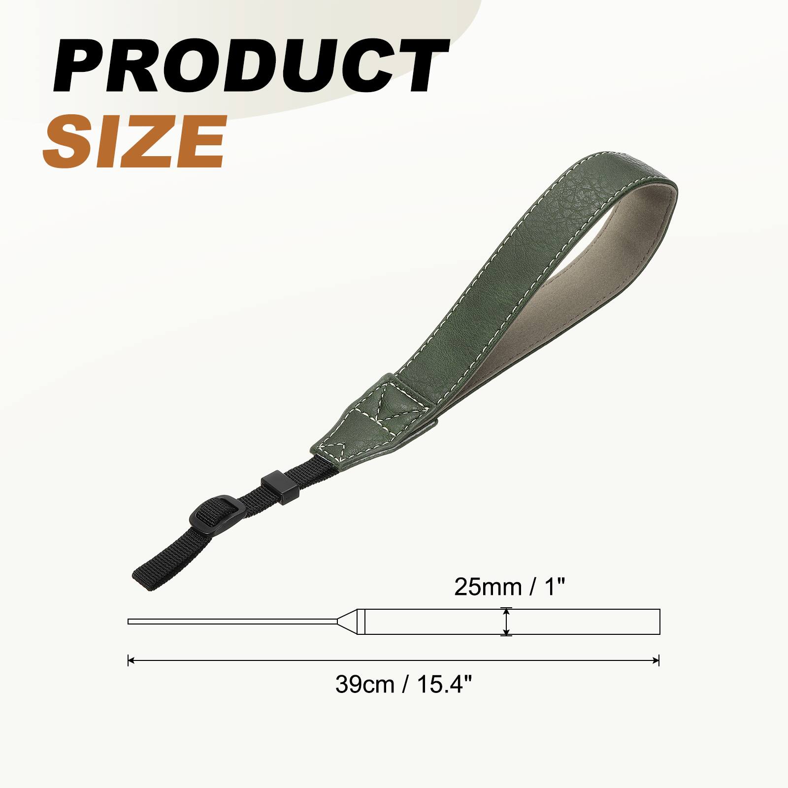 PRODUCT SIZE  
25mm / 1"  
39cm / 15.4"