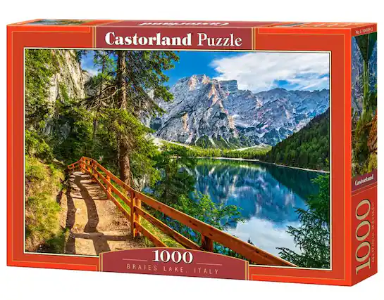 Castorland Puzzle, 1000, BRAIES LAKE, ITALY, Castorland, 1000, CRCMA, No C-004109-2