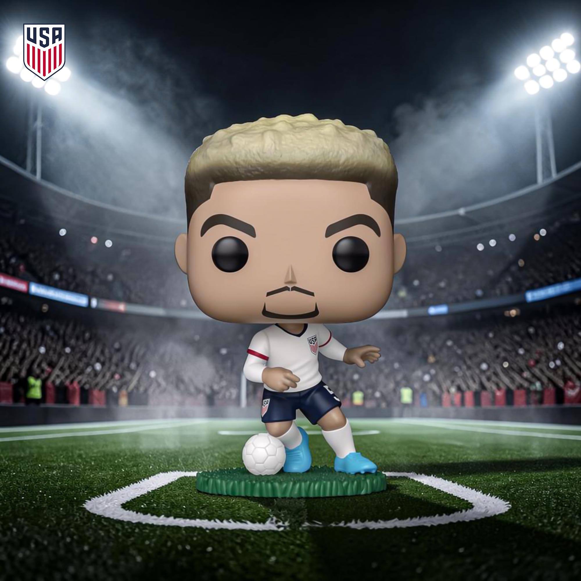 Alt View 10. Funko - USA Funko POP Football | Antonee Robinson - White.