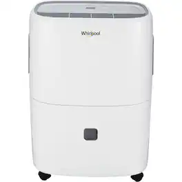 Whirlpool - 50-Pint Energy Star Dehumidifier with Pump - White