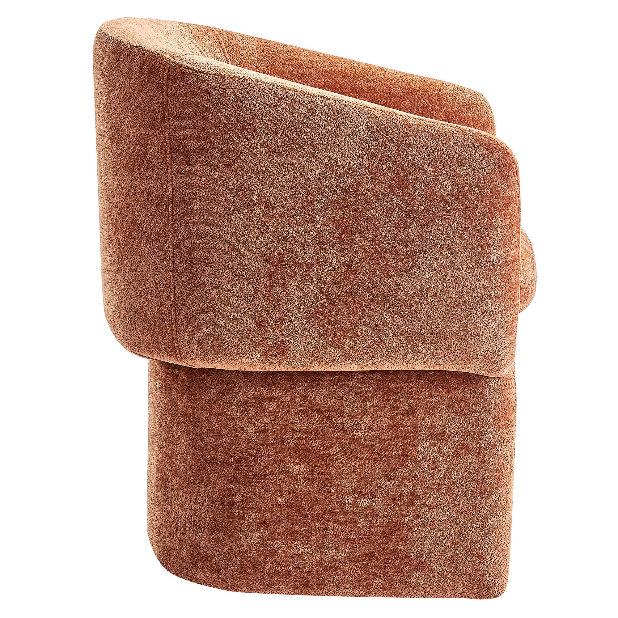 Modway - Verity Barrel Back Dining Armchair - Rust - Thumbnail 5