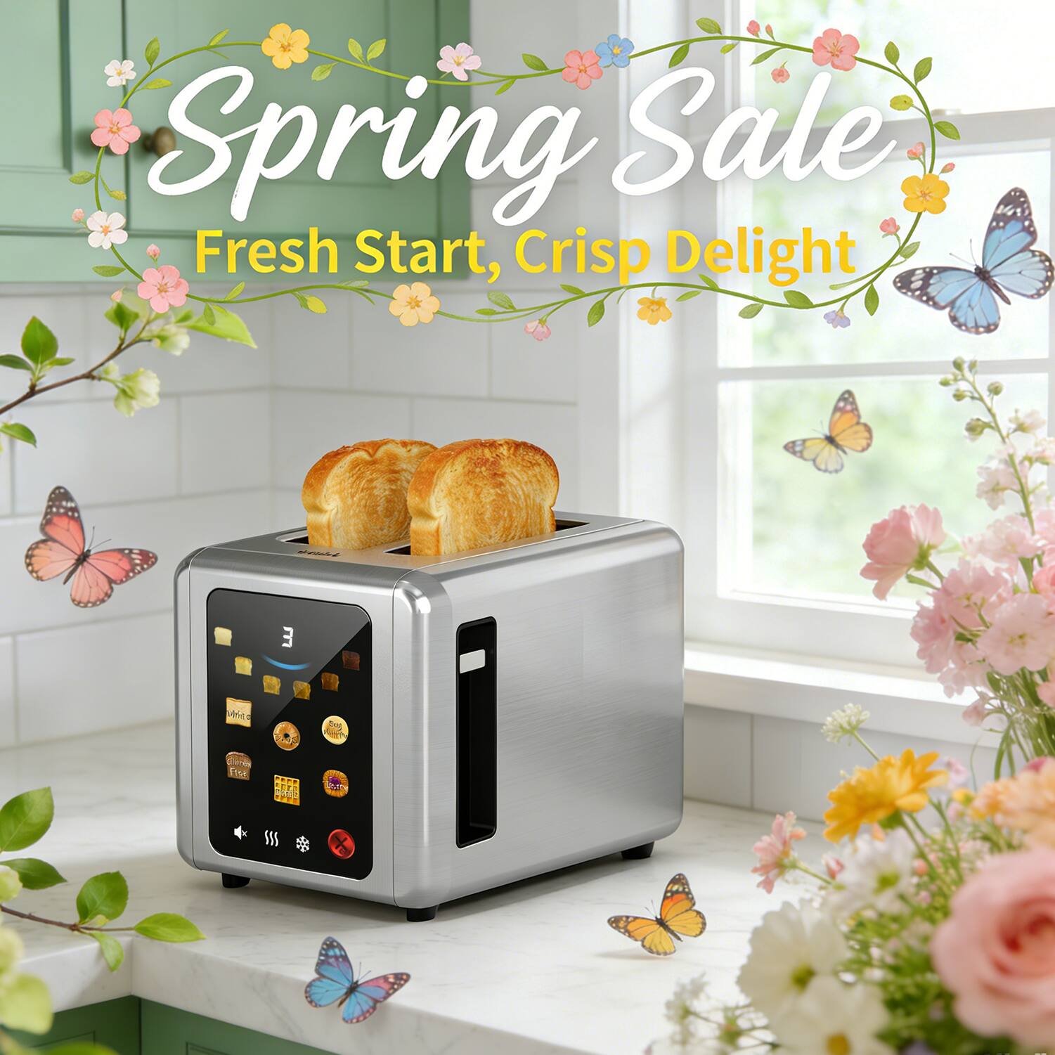 Spring Sale  
Fresh Start, Crisp Delight