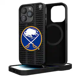 Keyscaper - NHL - Buffalo Sabres Primary Logo iPhone Magnetic Bump Case - 13 - Black