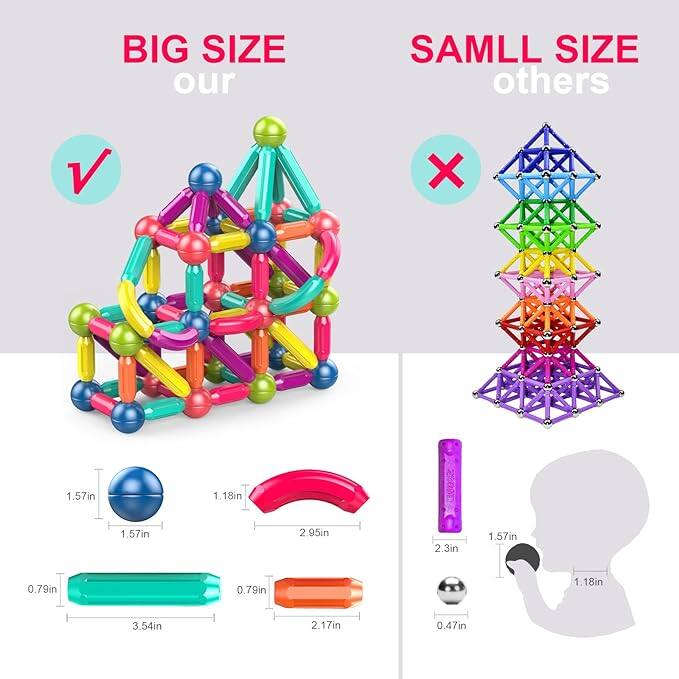 BIG SIZE: 1.57in, 1.18in, 2.95in, 0.79in, 3.54in, 2.17in
SAMLL SIZE: 1.57in, 2.3in, 1.57in, 0.79in, 0.47in