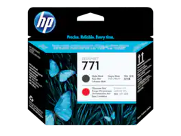 HP - 771 Matte Black/Chromatic Red DesignJet Printhead, CE017A