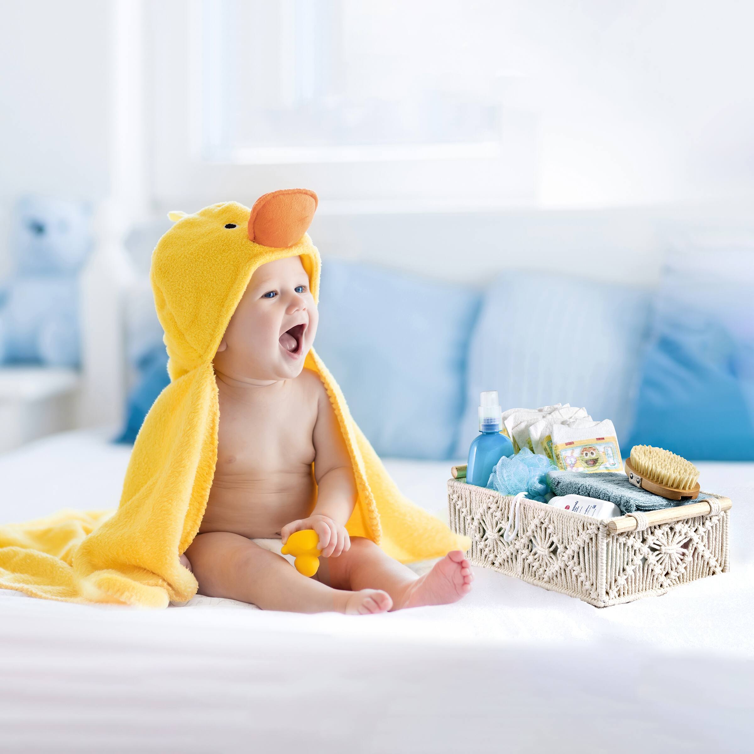 Alt View 2. Sorbus - Sorbus Macrame Boho Decor Baskets  - Changing Station, Linens, Clothes, Diapers, Toiletries.