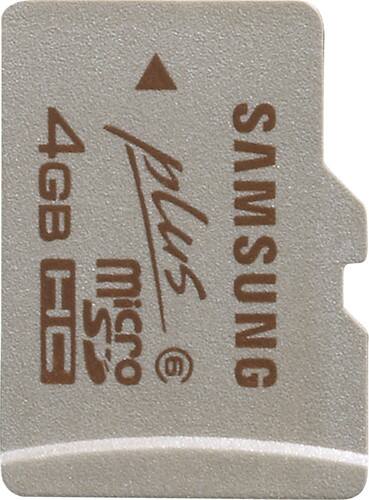 Front Standard. Samsung - High Speed 4GB microSDHC Class 4 Memory Card.
