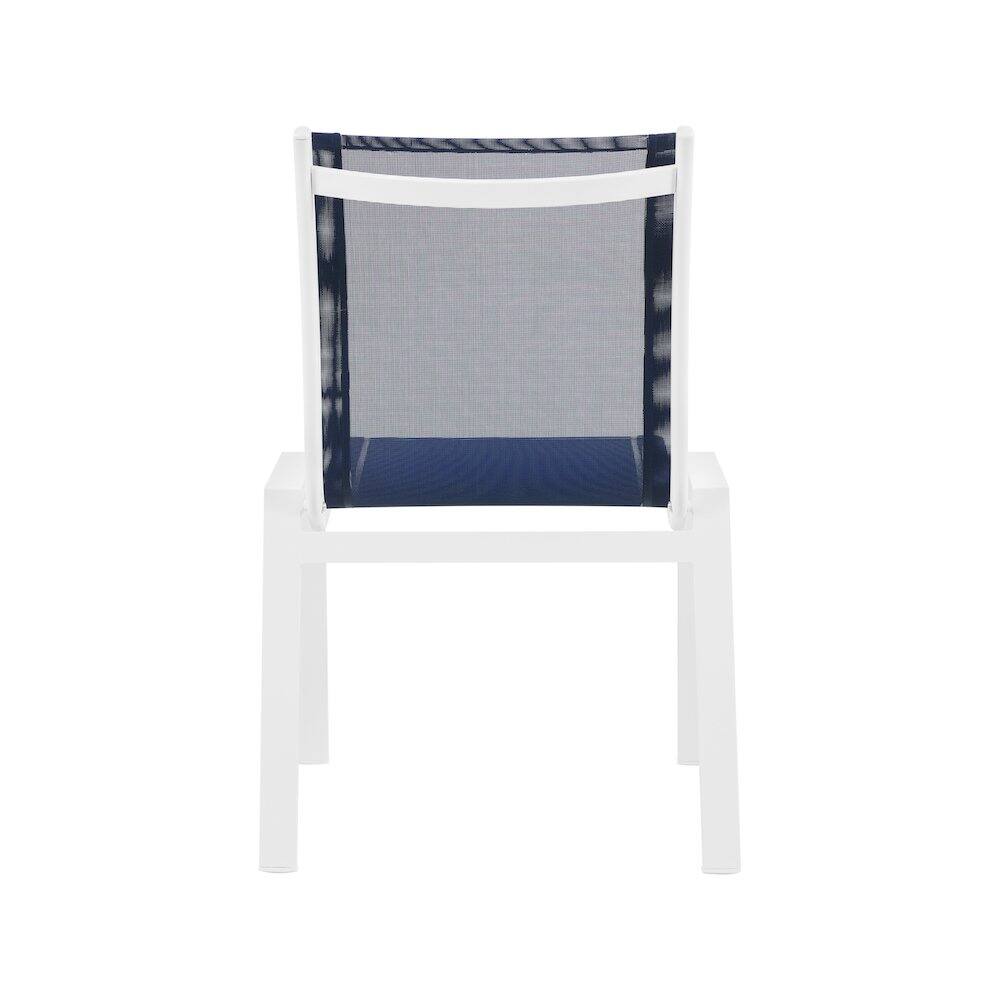 Navy Mesh Water Resistant Fabric