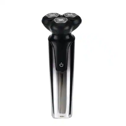 Front. Cluzine - PRITECH Ergonomic Electric Razor for Men, 1200mAh Lithium Battery Professional Face Care Grooming Shaver for Gift - Black.