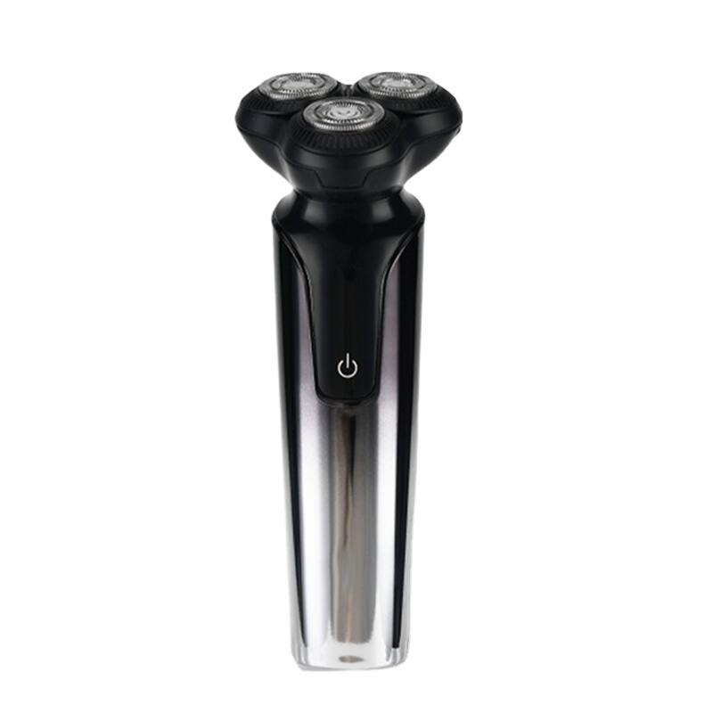 Front. Cluzine - PRITECH Ergonomic Electric Razor for Men, 1200mAh Lithium Battery Professional Face Care Grooming Shaver for Gift - Black.