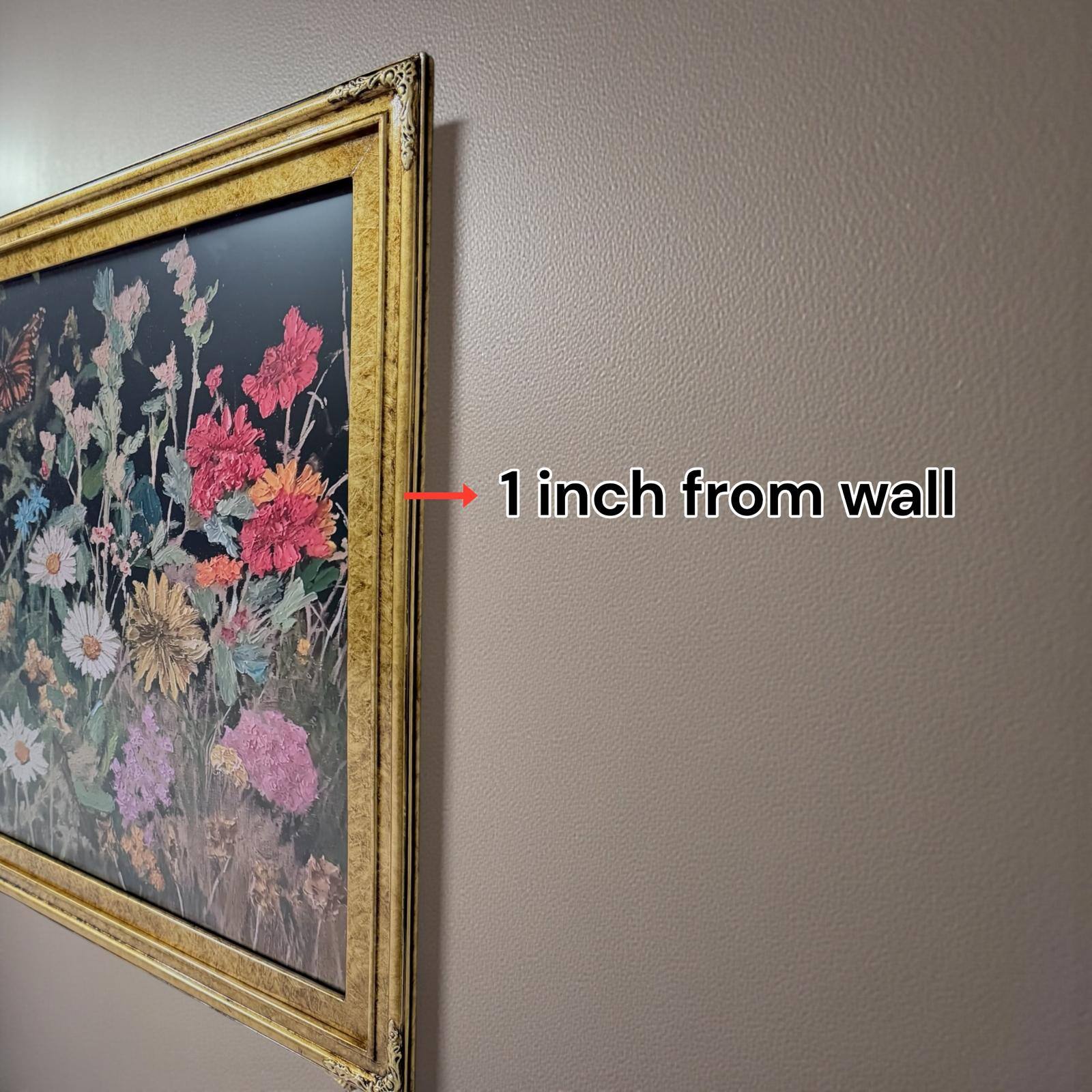 LAREDO FRAME FACTORY 55 inch Hisense Canvas TV Ornate frame