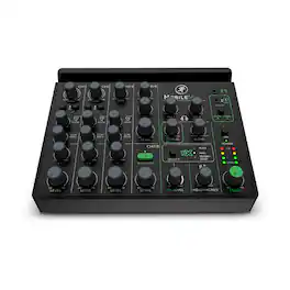 Mackie - MobileMix 8-Channel USB-Powered Audio Mixer for A/V Production, Live Sound and Streaming