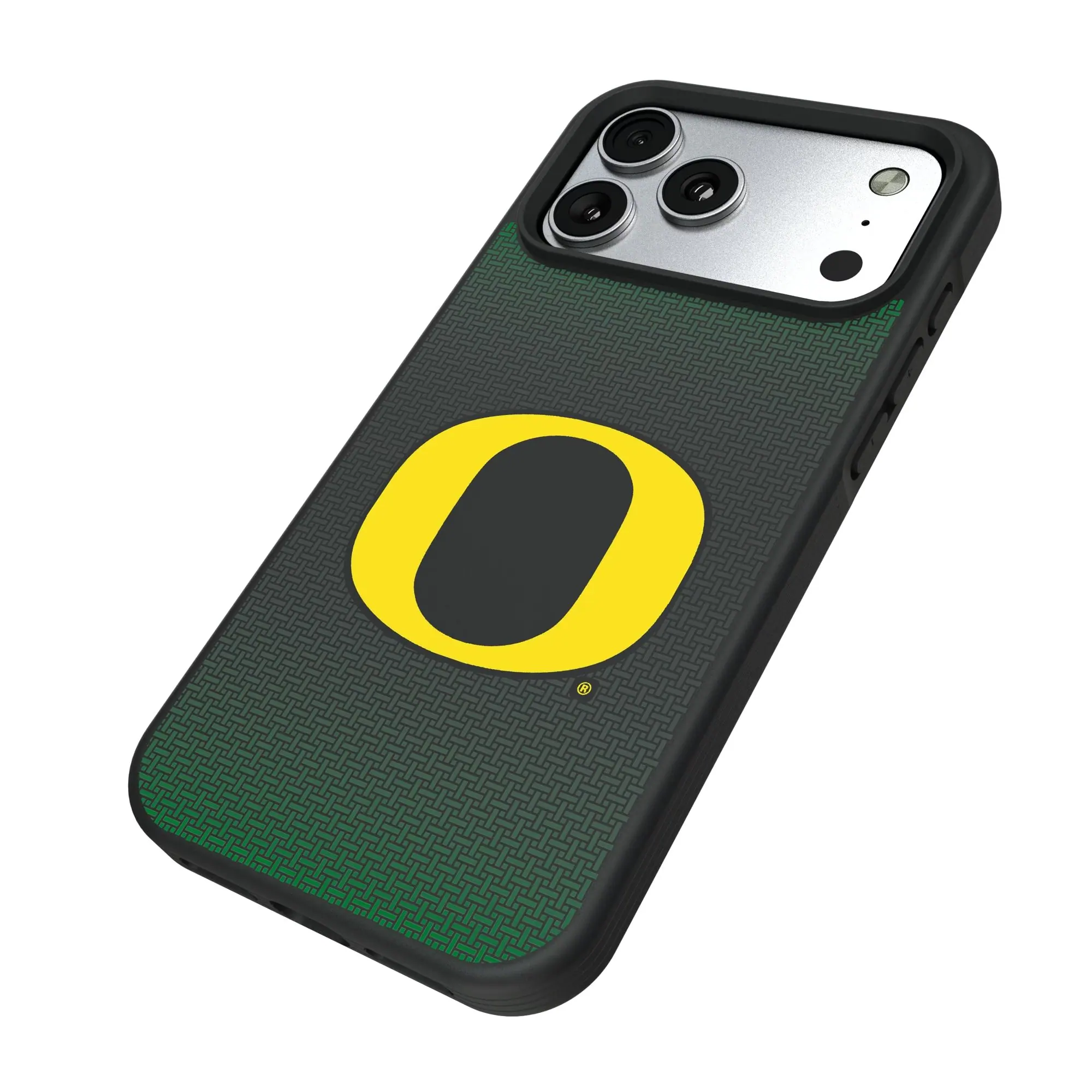 Alt View 1. Keyscaper - Oregon Ducks Bump Case with 8.2ft Drop Protection - 16 - Black.
