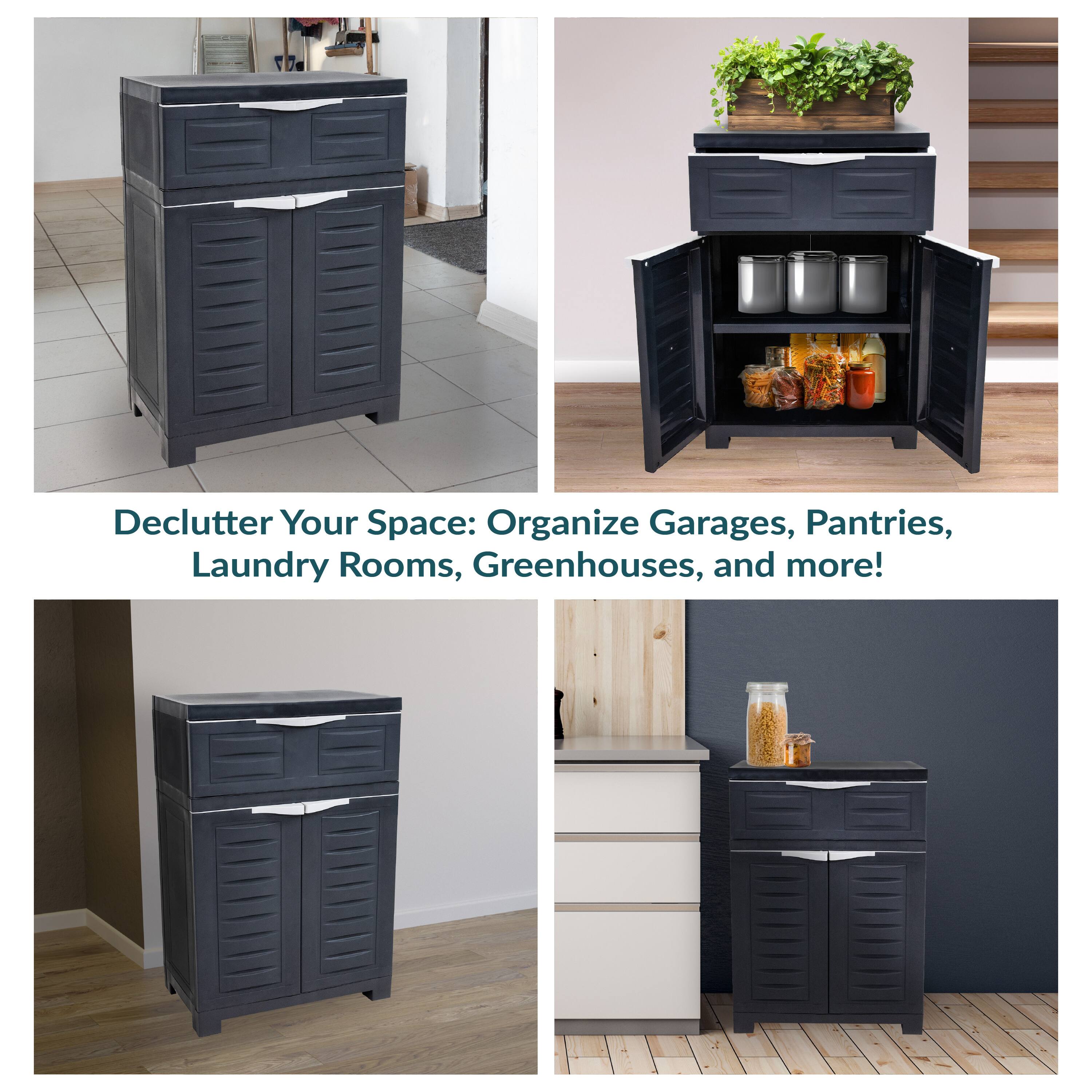 Declutter Your Space: Organize Garages, Pantries, Laundry Rooms, Greenhouses, and more!
